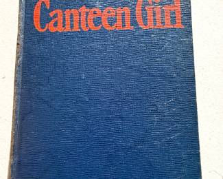 a vintage hardcover book titled Kitty Carter, Canteen Girl. 