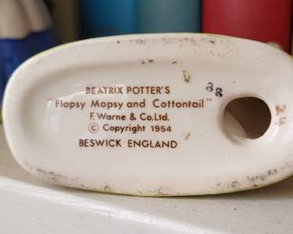 Hand-picked Vintage Beatrix Potter Figurine: Flopsy, Mopsy, Cottontail - Beswick England