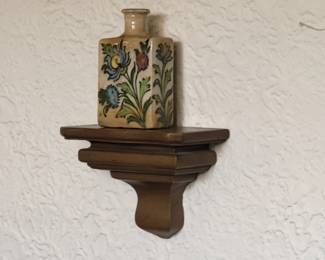 Iznik Bottle/Flask, Persian Qajar Dynasty, Hand-painted