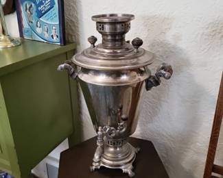 Vintage Big Soviet Electric Samovar - Tea Pot Home Decor Tea Making USSR Samovar