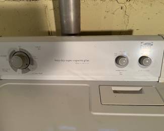 Estate electric dryer heavy duty super capacity 7 cycles 4 temps' model #TEDS840PQ0