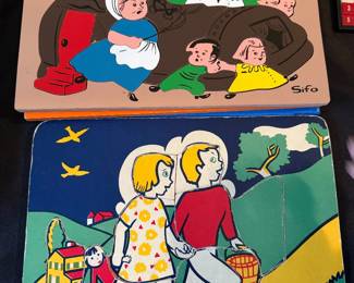 Playskool wooden jigsaw puzzles. 