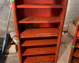Vintage NEIHOFF Auto Parts Storage Shelf