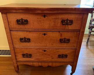 antique wooden chest of drawers