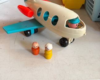 Vintage 1970-1972 Fisher-Price Little People Fun Jet Airplane