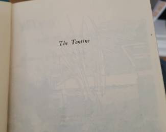 The Tontine by Thomas B. Costain, Volumes I and II, 1955