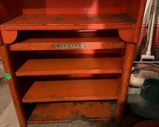 Vintage Niehoff Automotive Products Metal Advertising Cabinet