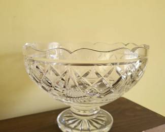  Waterford Crystal American Heritage Collection Thomas Edison footed centerpiece bowl