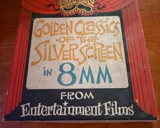  a vintage "Golden Classics of the Silver Screen" 8mm movie film boxed set produced by Entertainment Films. 