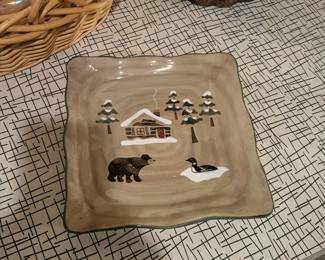 Sonoma Lodge Square Dinner Plate