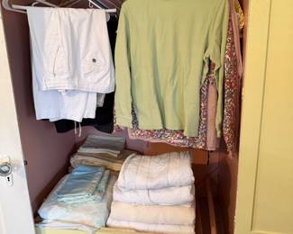 Clothes, Sheets & Towels