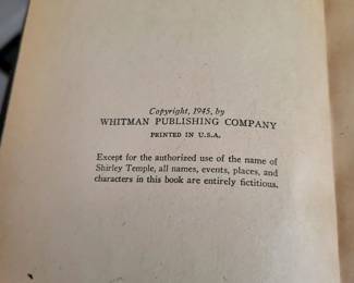 Shirley Temple and the Spirit of Dragonwood  Book  published in 1945