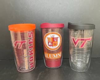 Set of 3 Virginia Tech Hokies Tumblers (Tervis, Alumni, VT Logo)