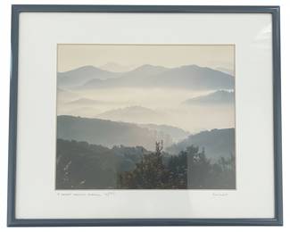 Smokey Mountain Landscape Print 