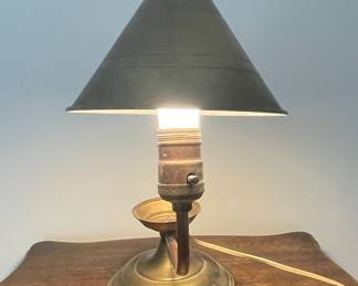 Vintage Brass "Orient Express" Style Desk Lamp