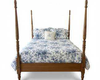 Spool Bed Four Poster Bed Frame by Speringham Plantation