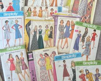 Vintage Sewing Patterns Collection (1970s-1980s)