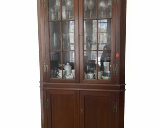 Chippendale Style Corner Cabinet