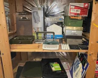 Assorted Office and Electronic Supplies