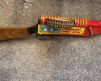 Vtg Marx Sparkling Double Action G-Man Toy Gun