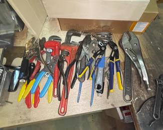 Assorted Hand Tools and Black & Decker Metal Cut-Off Saw