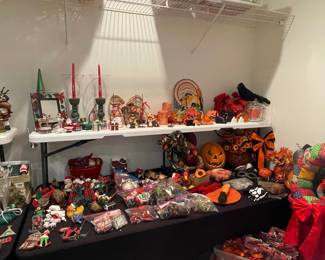 Assorted Holiday Decorations