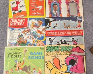 Children's Story and Song Vinyl Records