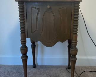 Vintage Humidor Smoking Stand 