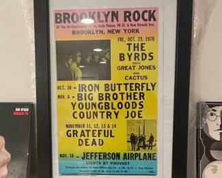 Brooklyn Rock Concert Poster - October 23, 1970