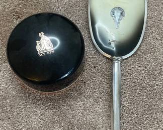 My Sin by Lanvin Perfume Compact and Hand Mirror