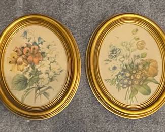 Pair of Floral Prints