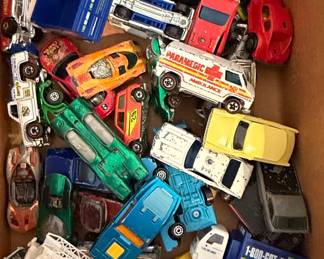Assorted Die-Cast Toy Vehicles