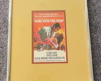 Gone With the Wind Framed Movie Poster 