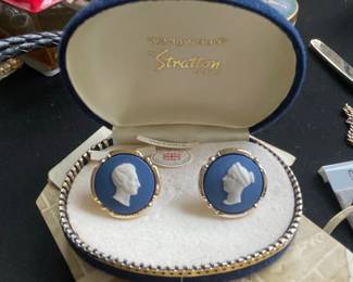 Wedgwood Stratton Cameo Cufflinks