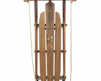 Vintage Flexible Flyer Toboggan Sled