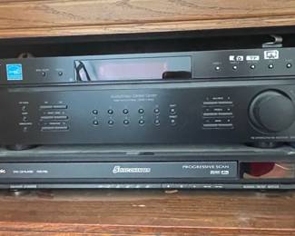 Sony Audio/Video Control Center and Panasonic 5-Disc DVD/CD Changer