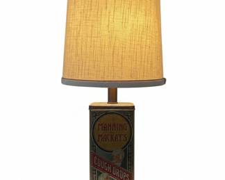 Manning's Mackays Cough Drops Tin Lamp