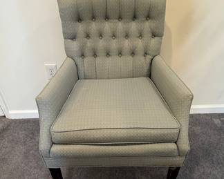 Tufted Wingback Armchair