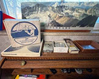 Marine sextant; barometers