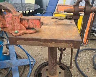 Massive Chas. Parker Bench Vice