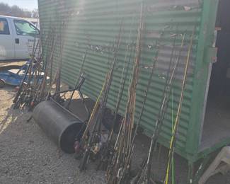 We have fishing poles