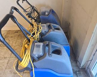 Industrial carpet cleaners