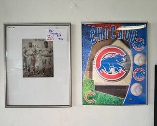 Pair of Baseball Art 