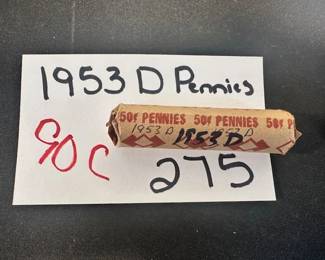 1953 Pennies 