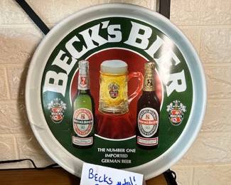 Becks Beer Tray 
