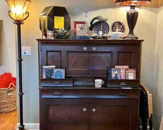 Vtg. Cabinet,  (being sold at the sale but can not be picked up until the house is sold)