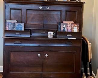 Vtg. Cabinet,  (being sold at the sale but can not be picked up until the house is sold)