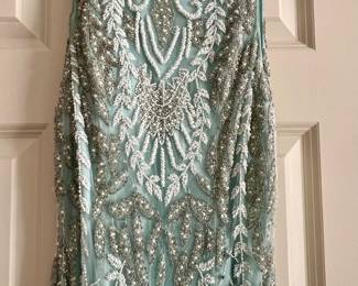 New Stunning Primavera beaded dress --- worn 1 time 