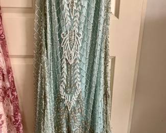 New Stunning Primavera beaded dress --- worn 1 time 