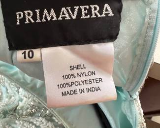 New Stunning Primavera beaded dress --- worn 1 time 